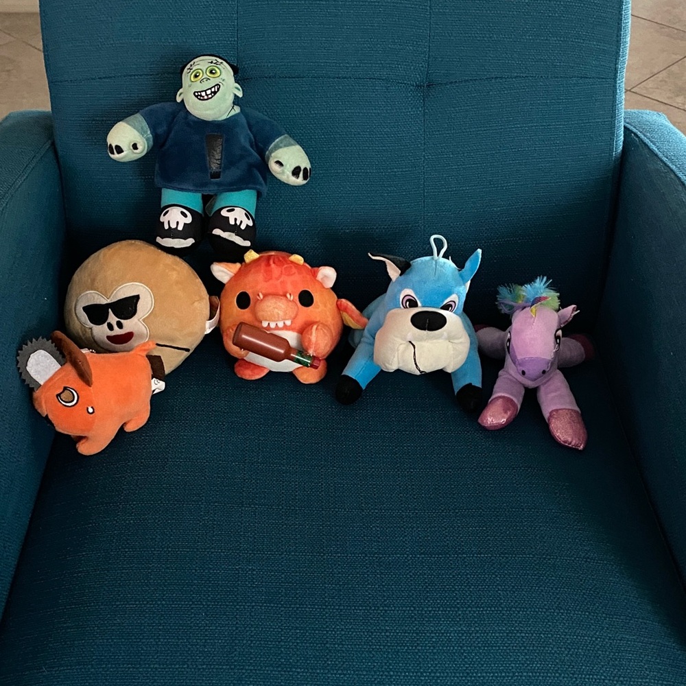 Colorful Plush Toy Set for Kids